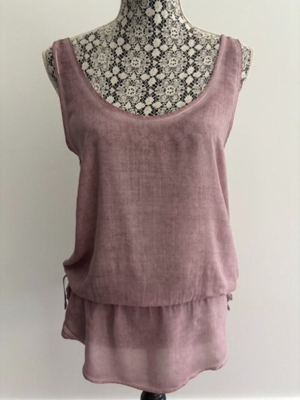 Young Fabulous & Broke Scoop Neck Purple Tank Top - Small